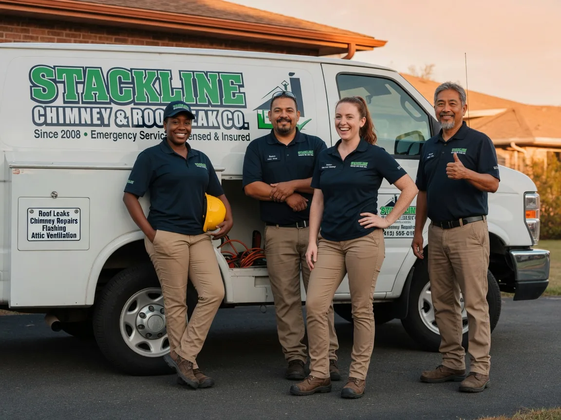 Chimney flashing repair company in Lakeside, OR
